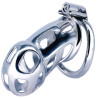 FUKR Cage de chasteté en métal Cobra Steel 10 x 3.7cm